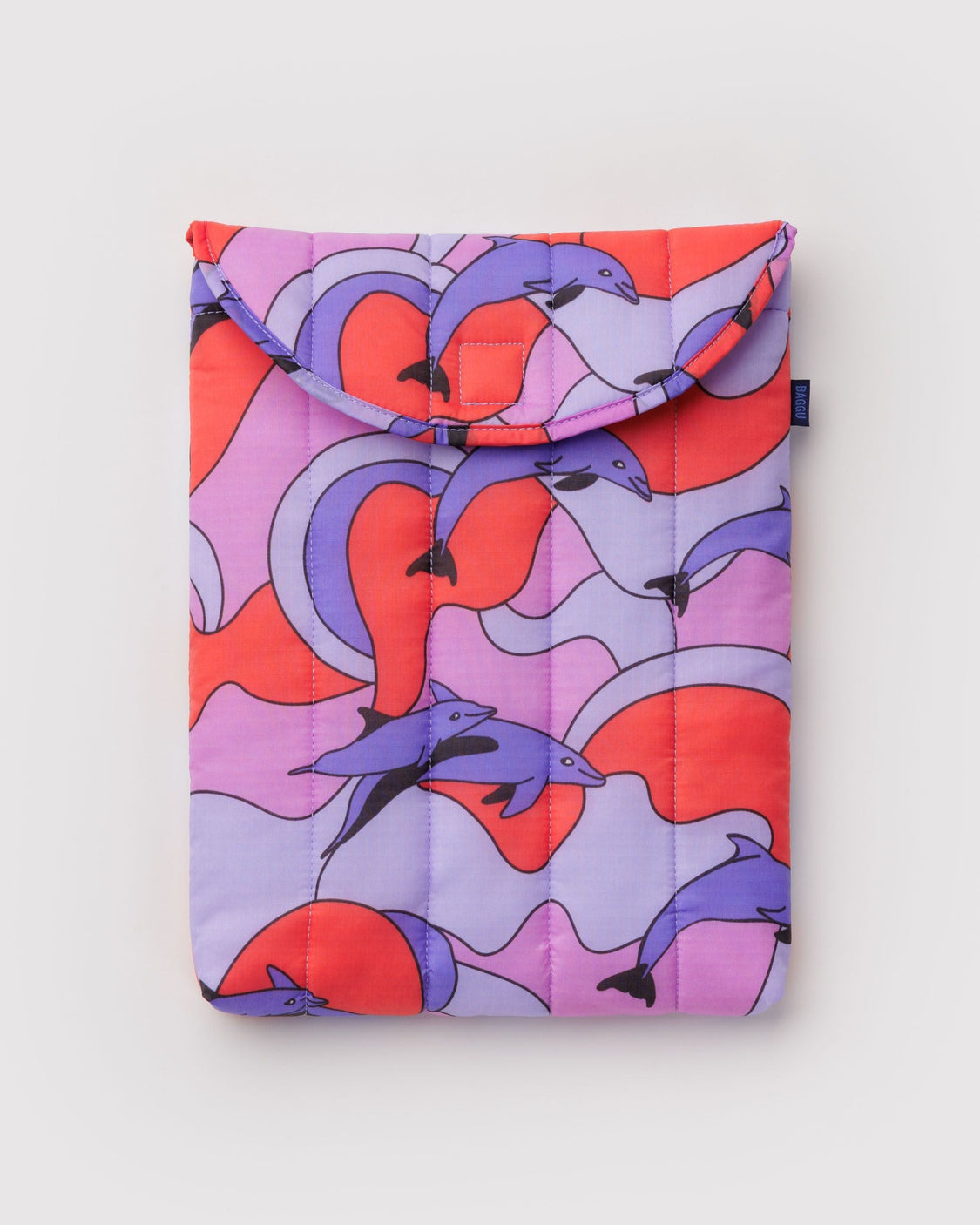 Puffy Laptop Sleeve 13/14 - Dolphins - Padded Desk Case