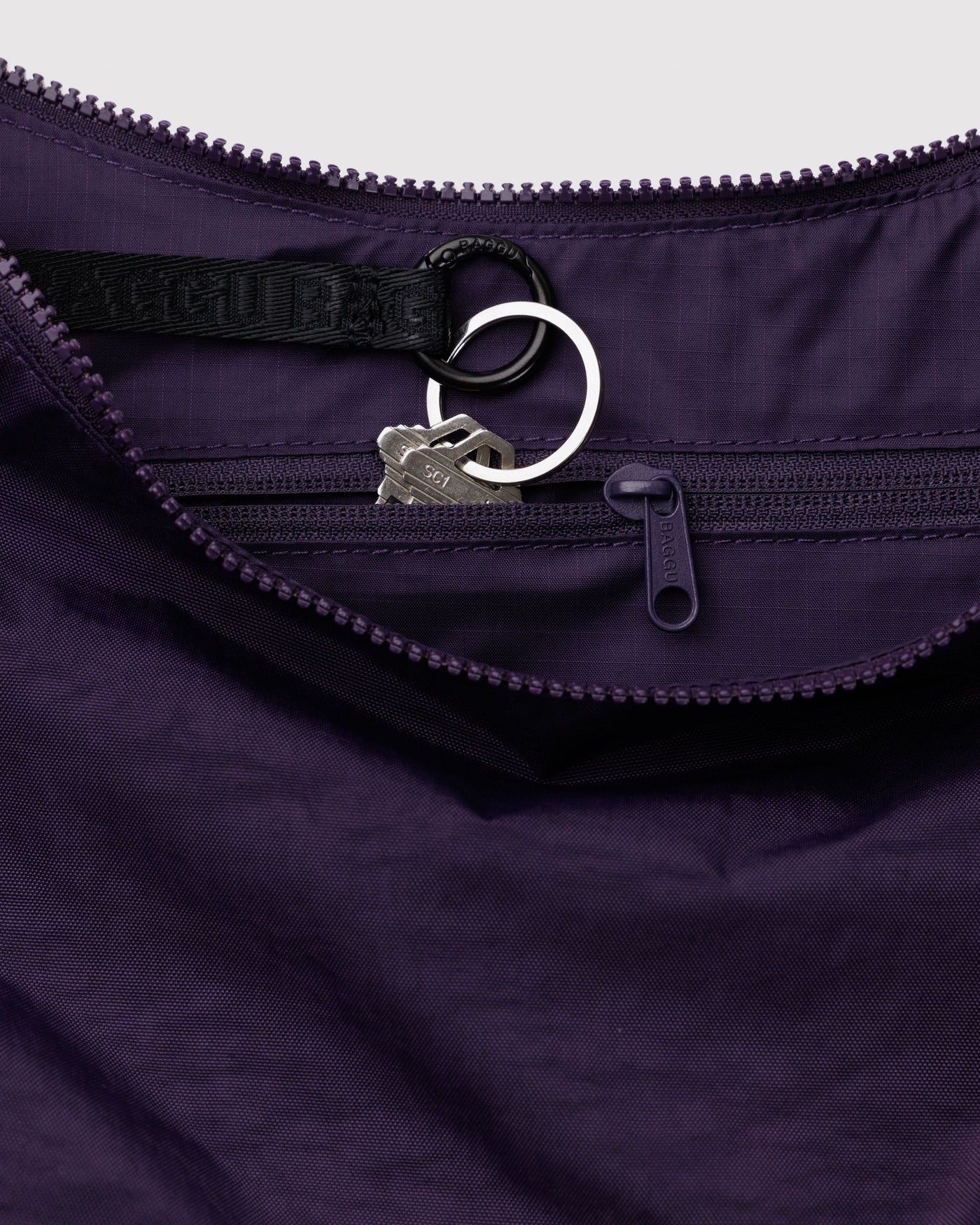 Medium Nylon Crescent Bag