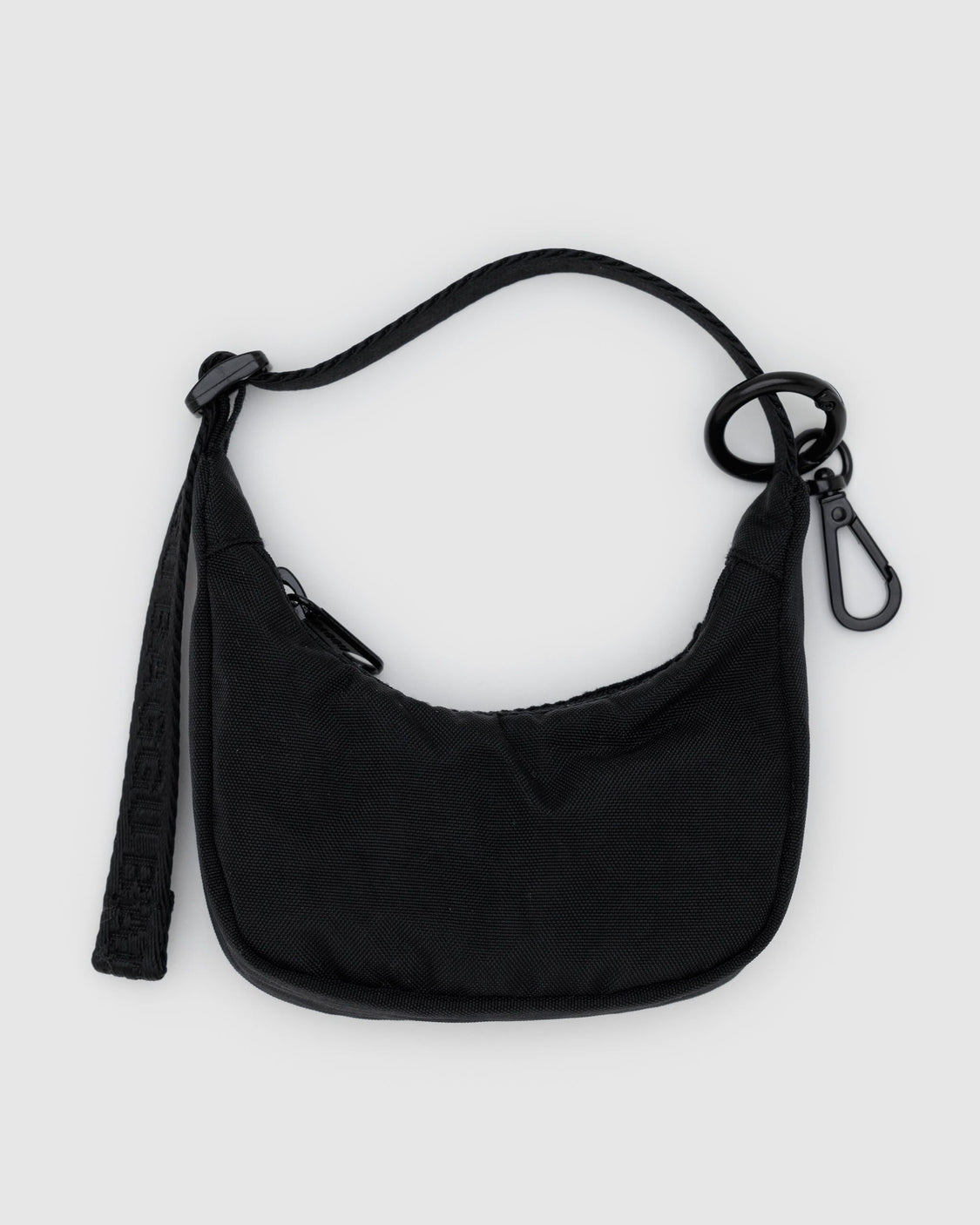Crescent Bag Charm - Black - Simple Pocket Clip