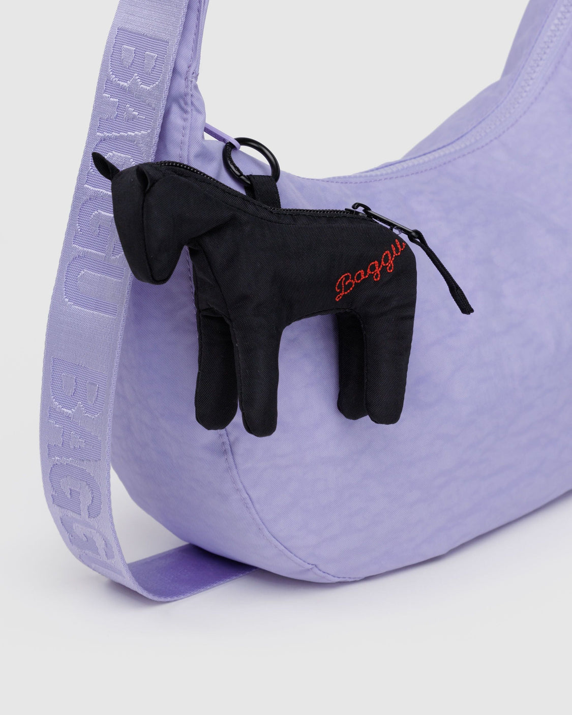 Horse Charm - Black - Soft Bag Tag
