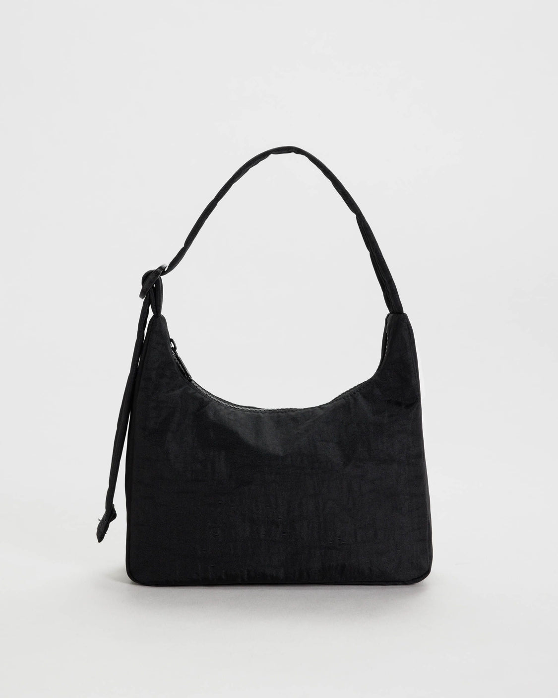 Mini Nylon Shoulder Bag - Black Key Leash - Easy City Carry