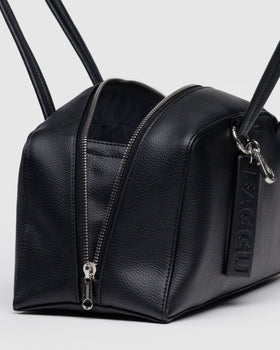 Recycled Leather Bowler Bag