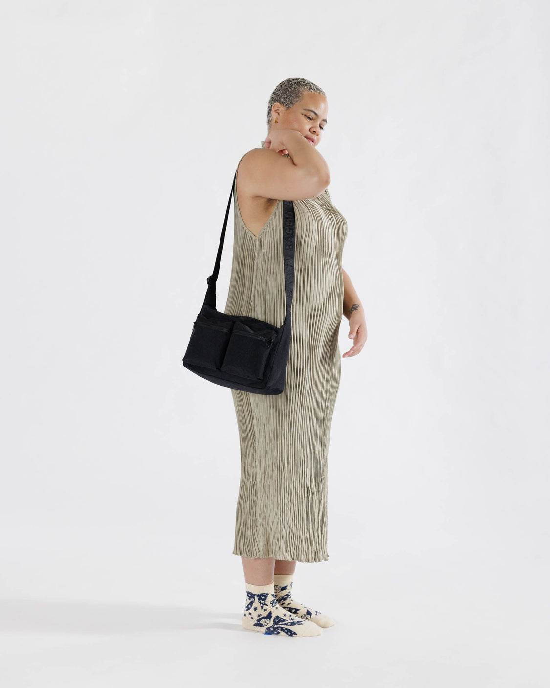 Medium Cargo Crossbody - Black - Simple City Carry