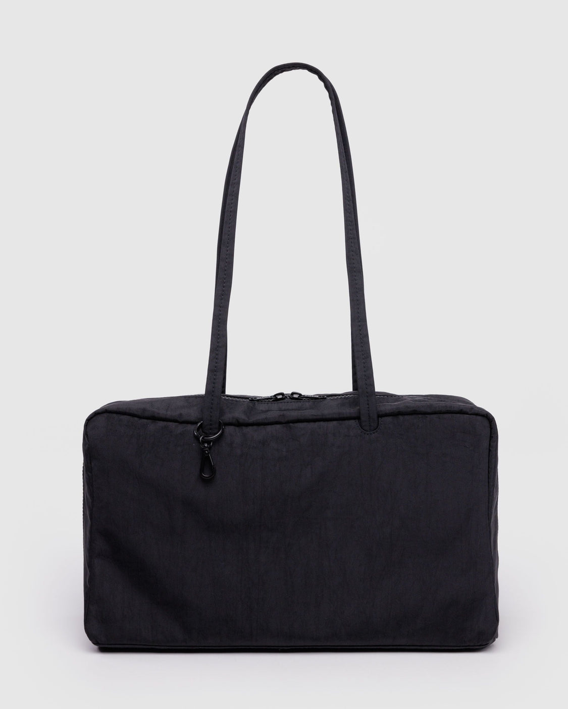 Medium Nylon Bowler Bag - Black - Premium City Carry